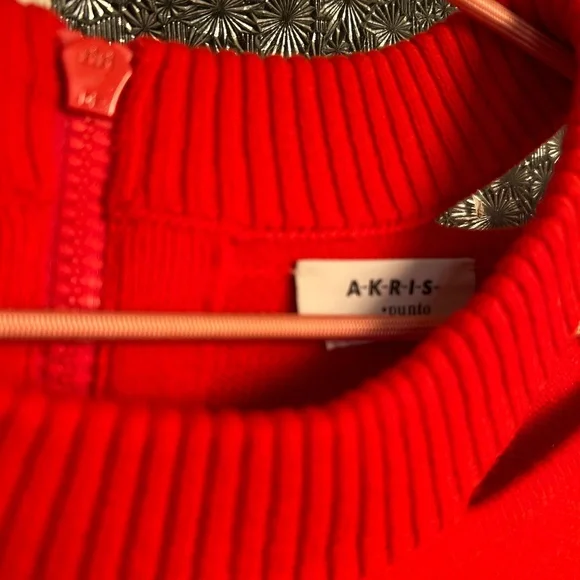 Akris Punto Wool Sweater Orange-red L - Picture 6 of 6
